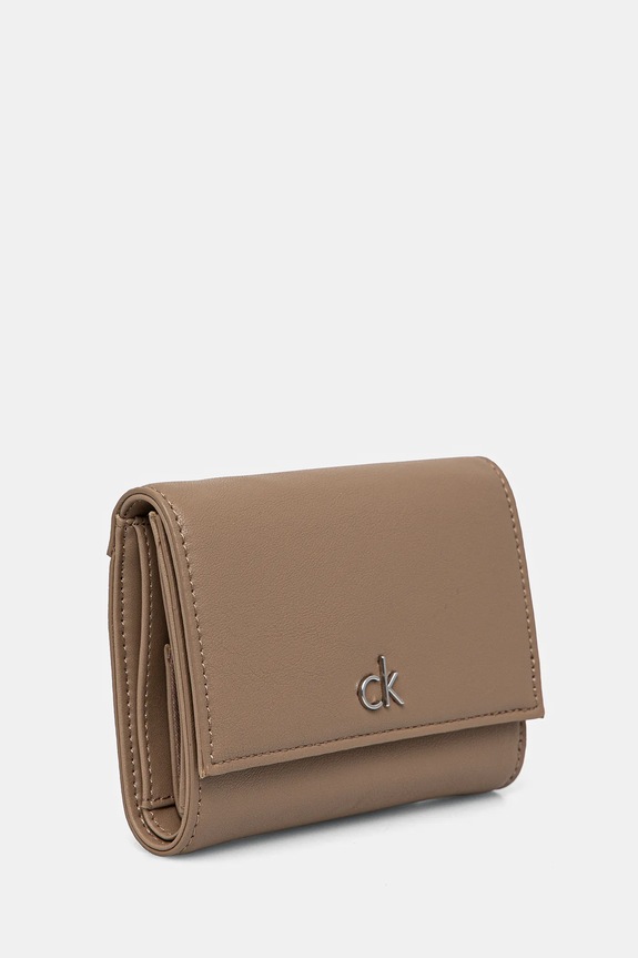 Πορτοφόλι Calvin Klein K60K612851 μπεζ SS25
