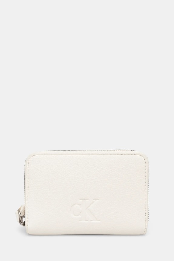 Портмоне Calvin Klein Jeans изкуствена кожа бежов K60K613058
