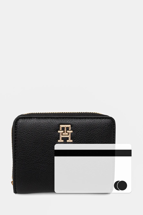 Πορτοφόλι Tommy Hilfiger AW0AW16917 μαύρο