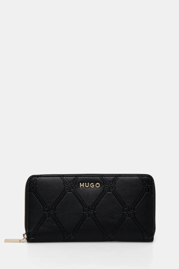 HUGO pénztárca sima fekete 50535928