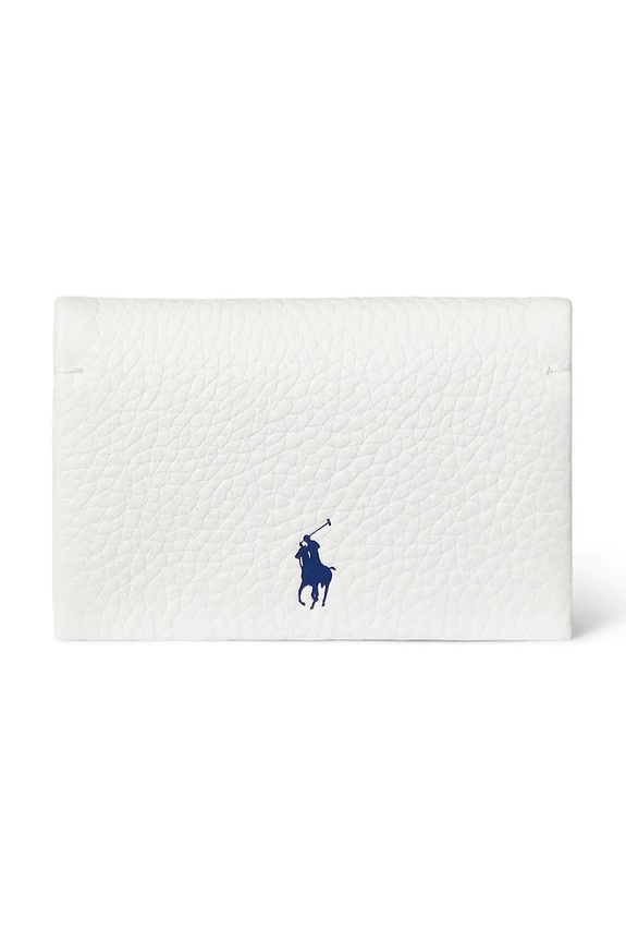 Kožni novčanik Polo Ralph Lauren bez uzorka bijela 427949873