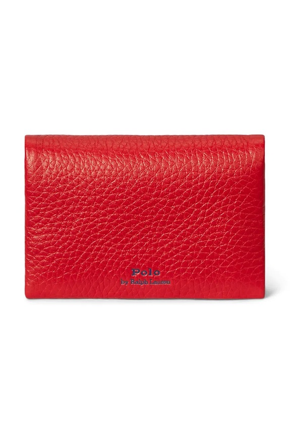 Polo Ralph Lauren portofel de piele 427949873 rosu SS26