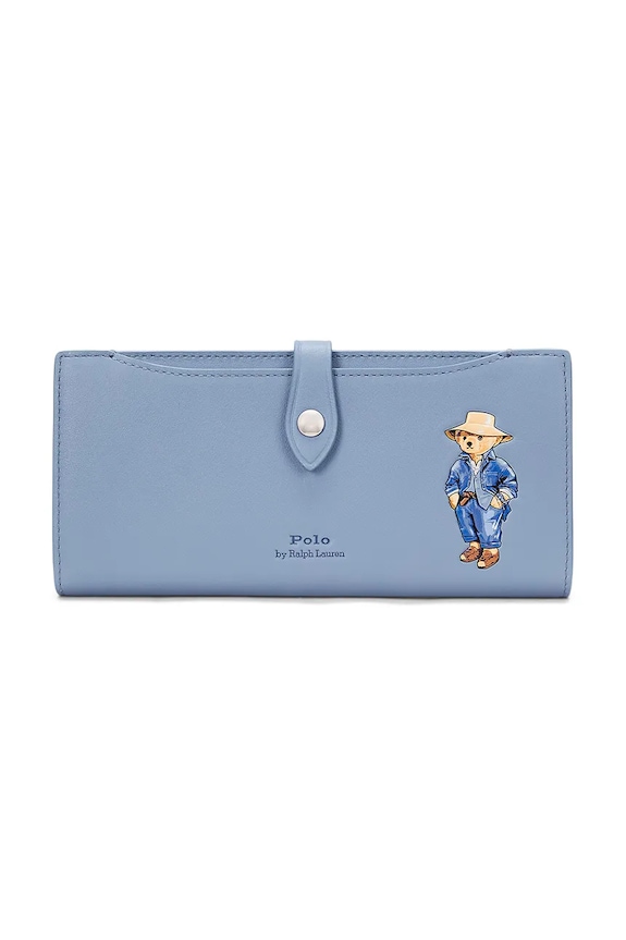 Polo Ralph Lauren bőr pénztárca sima kék 427960632