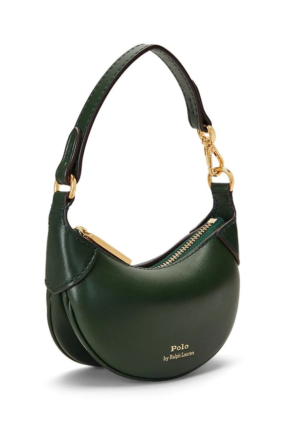 Accessories Polo Ralph Lauren leather handbag 427938050 green