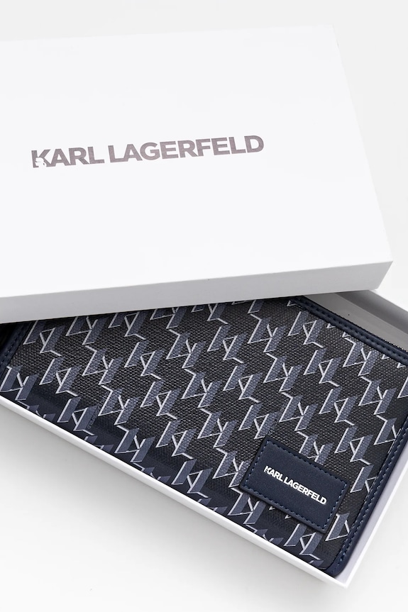 Karl Lagerfeld pénztárca sötétkék A1W32072