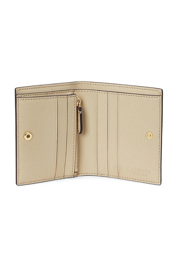 Accesorii Lauren Ralph Lauren portofel de damă din piele 432962112 bej