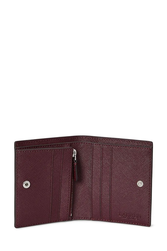 Kiegészítők Lauren Ralph Lauren női bőr pénztárca 432962112 burgundia