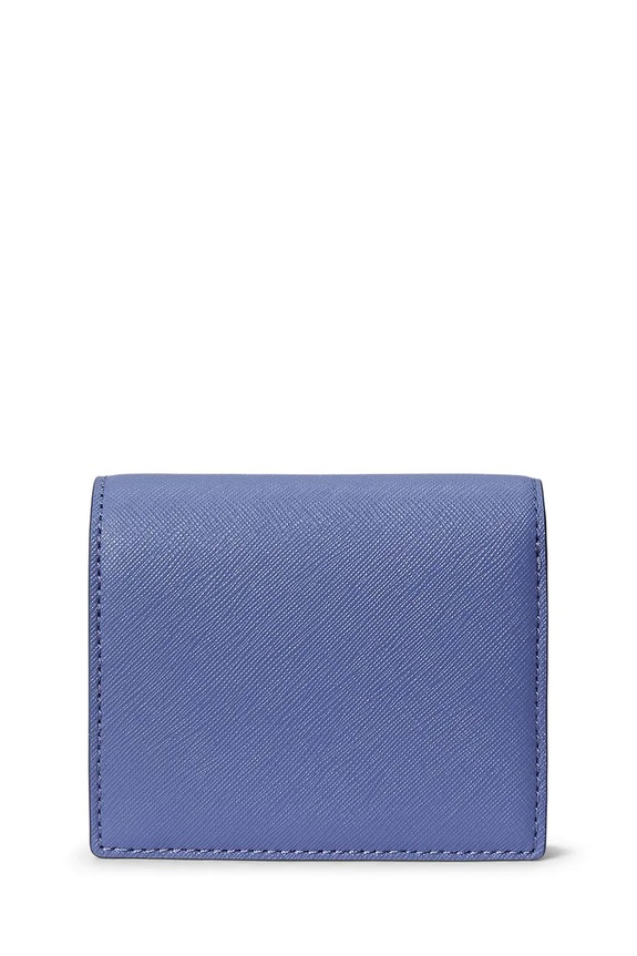 Lauren Ralph Lauren πορτοφόλι γυναικείο δερμάτινο 432962112 μπλε SS26