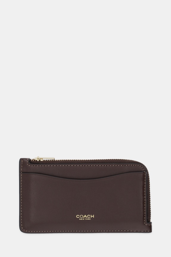Coach портфейл от кожа дамски CZ112 кафяв SS26