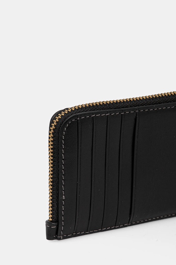 Coach портфейл от кожа дамски CZ112 черен SS26
