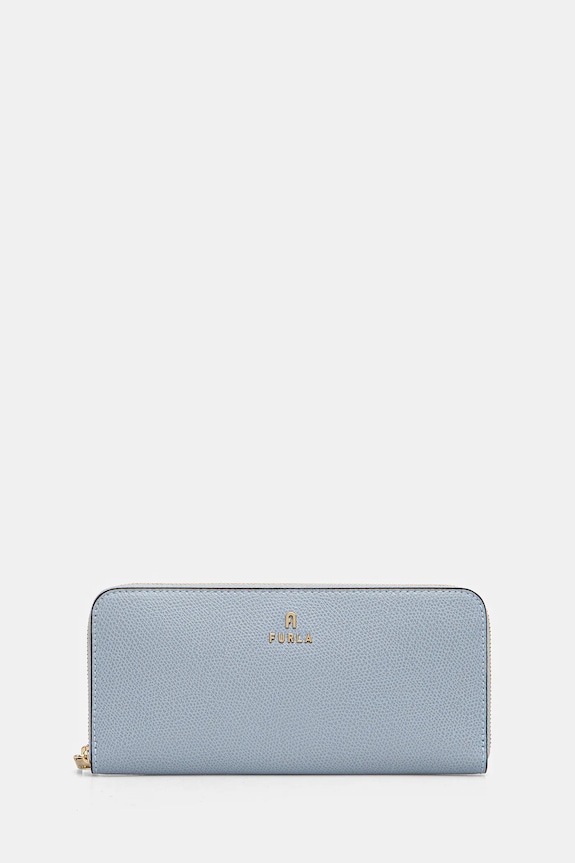 Furla portfel skórzany skóra licowa niebieski WP00313.ARE000.3593S