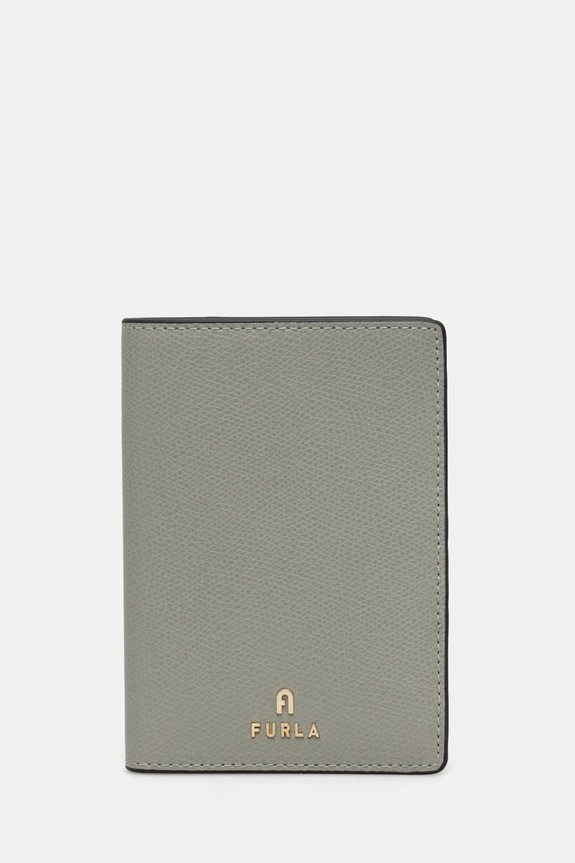Kožené pouzdro na pas Furla Dárkový box šedá WP00309.ARE000.3573S