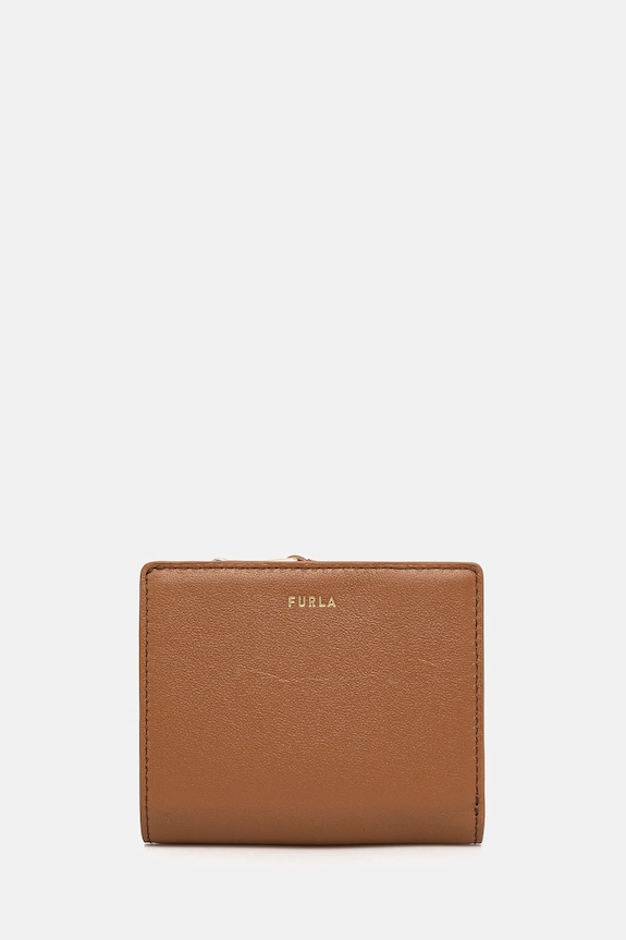 Kožni novčanik Furla bez uzorka bež WP00451.BX2045.RY000