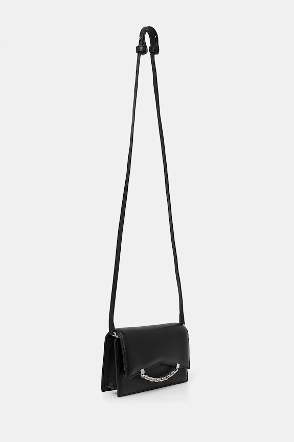 Karl Lagerfeld torebka skórzana A1W32037 czarny SS25