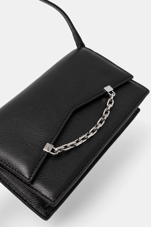 Karl Lagerfeld torebka skórzana czarny A1W32037