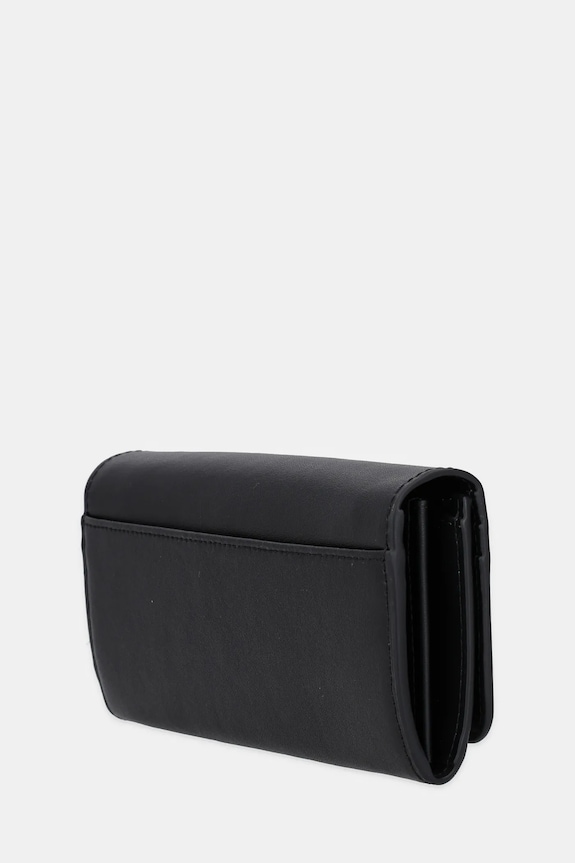Δερμάτινο πορτοφόλι Karl Lagerfeld A1W32111 μαύρο SS25