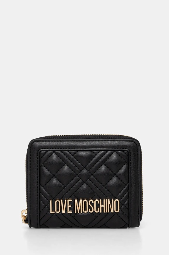 Love Moschino portfel syntetyczny czarny JC5710PP1