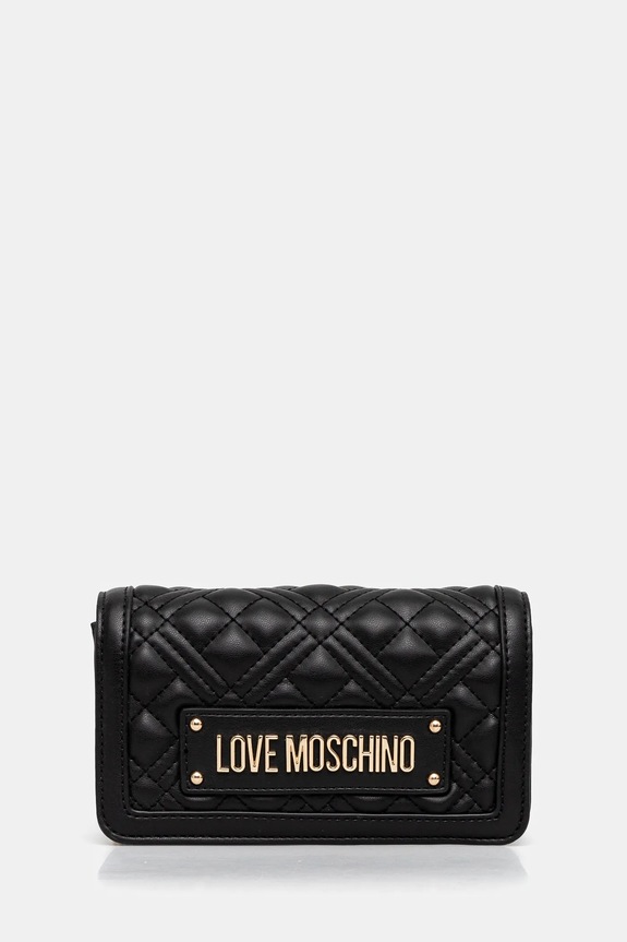 Love Moschino kopertówka aplikacja czarny JC5681PP1