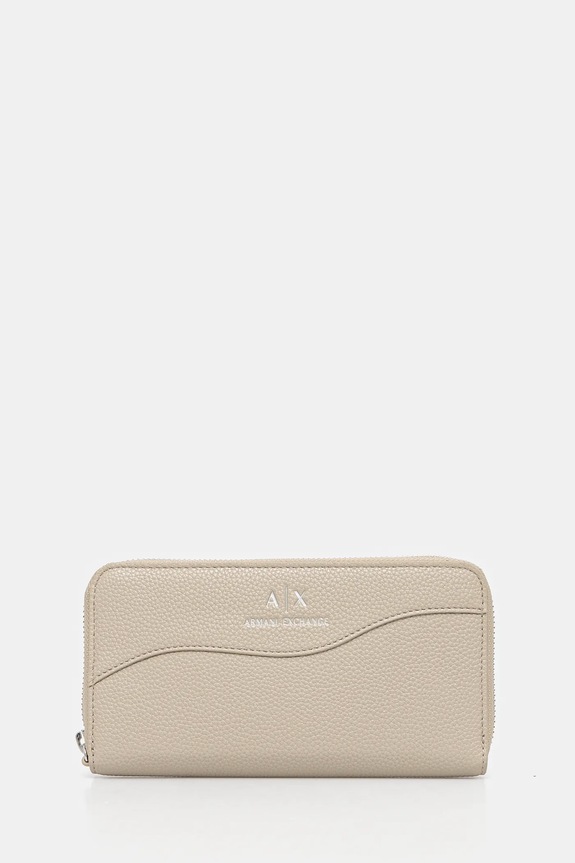 Портмоне Armani Exchange изкуствена кожа бежов 948068.CC783