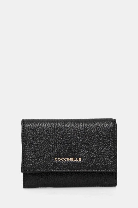 Coccinelle bőr pénztárca sima fekete E2.MW5.11.F0.01