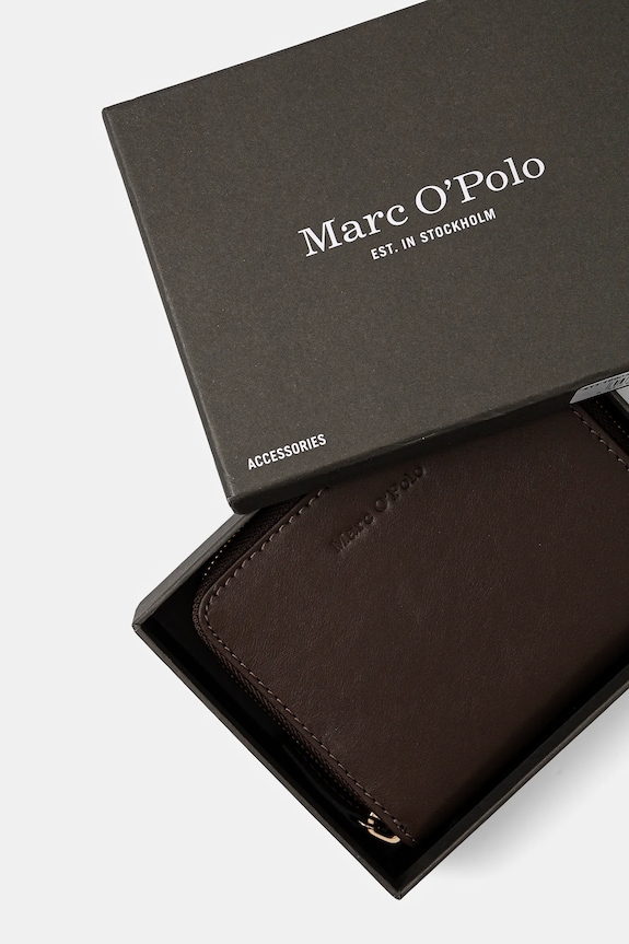 Кожен портфейл Marc O'Polo кафяв 41119905201141