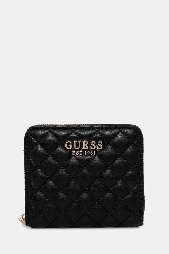 Πορτοφόλι Guess ECO RIANEE συνθετικό μαύρο SWQG95.41137