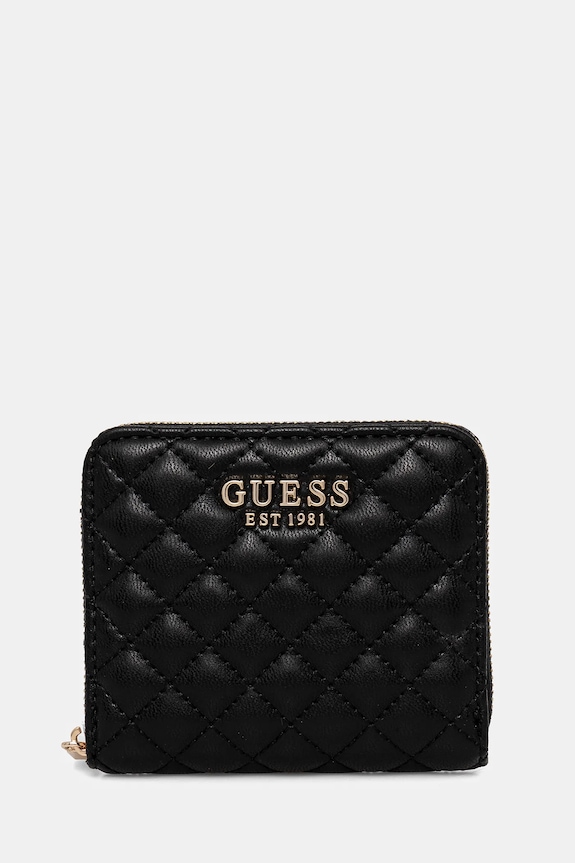 Πορτοφόλι Guess ECO RIANEE συνθετικό μαύρο SWQG95.41137