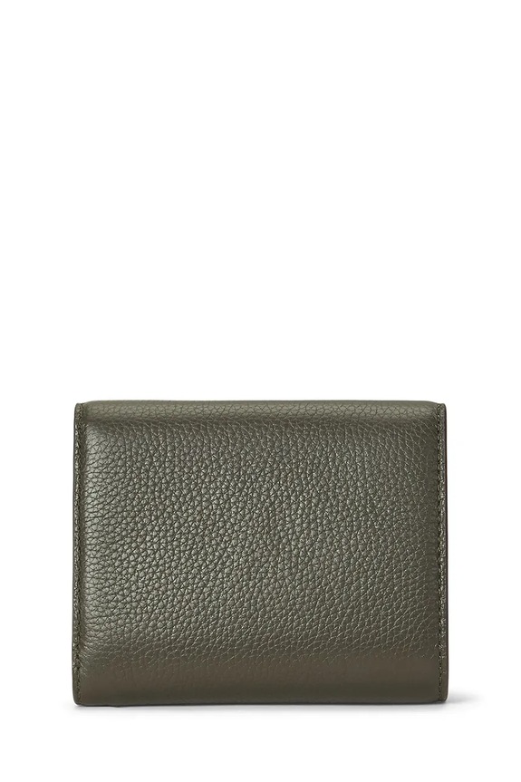 Lauren Ralph Lauren portfel skórzany 432966782 zielony AW25