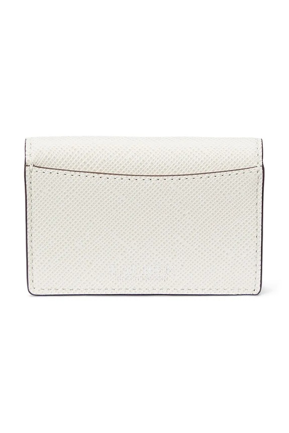 Lauren Ralph Lauren portfel skórzany 432967060 biały SS25