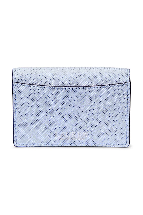 Kožni novčanik Lauren Ralph Lauren 432967060 plava SS25