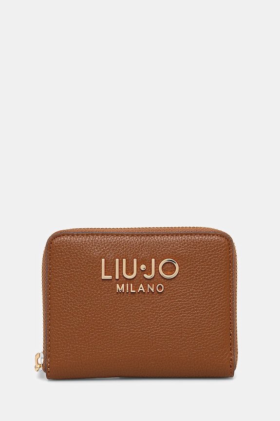 Liu Jo portfel imitacja skóry licowej brązowy AA5156.E0033