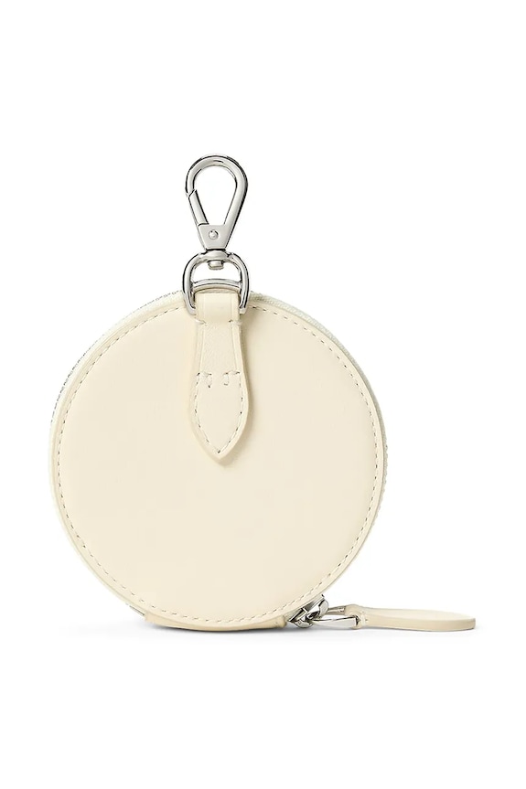 Polo Ralph Lauren leather key ring 427967719 beige SS25