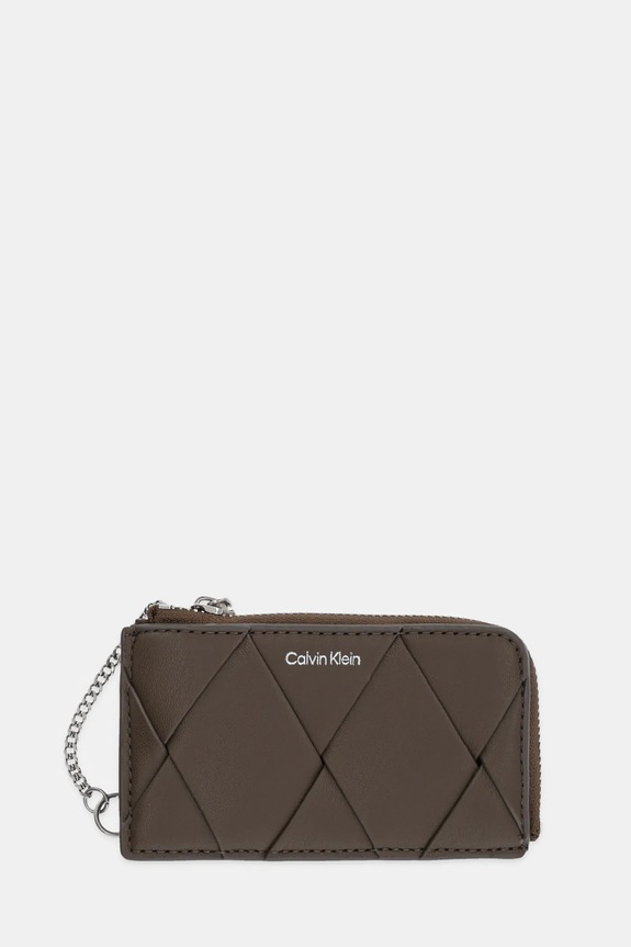 Πορτοφόλι Calvin Klein συνθετικό καφέ K60K612954