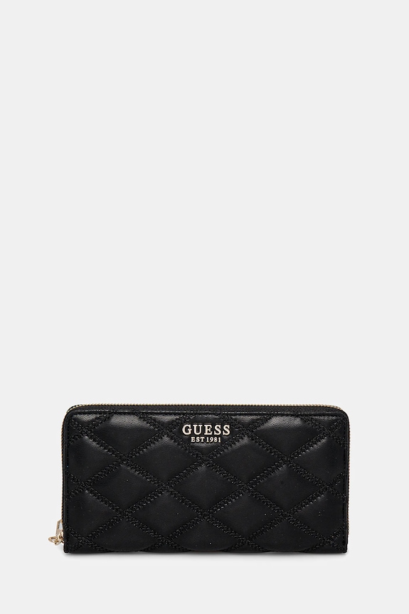 Peněženka Guess TAMSIN přírodní kůže černá SWQG96.32163