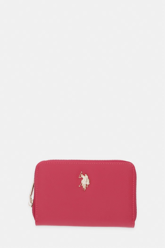 U.S. Polo Assn. portfel Jones imitacja skóry licowej różowy WEUJE8659WVP