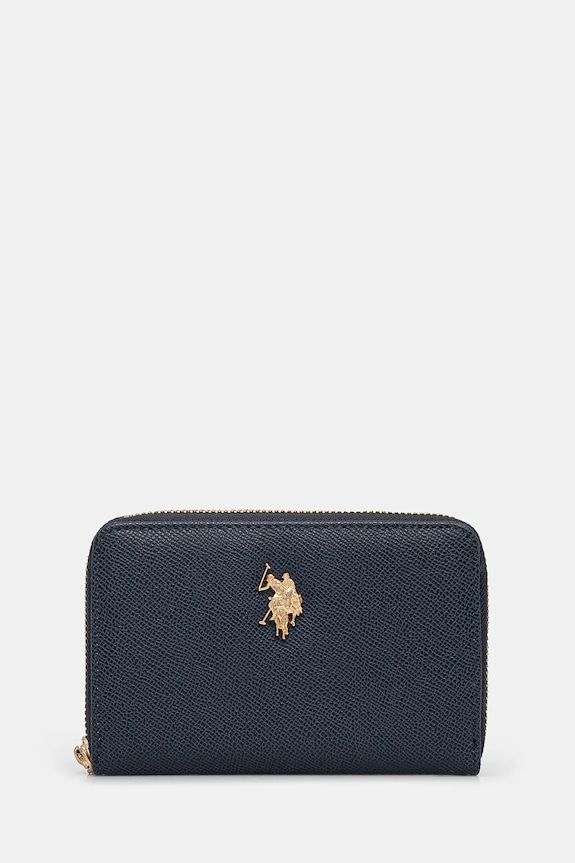 U.S. Polo Assn. portfel Jones imitacja skóry licowej granatowy WEUJE8659WVP