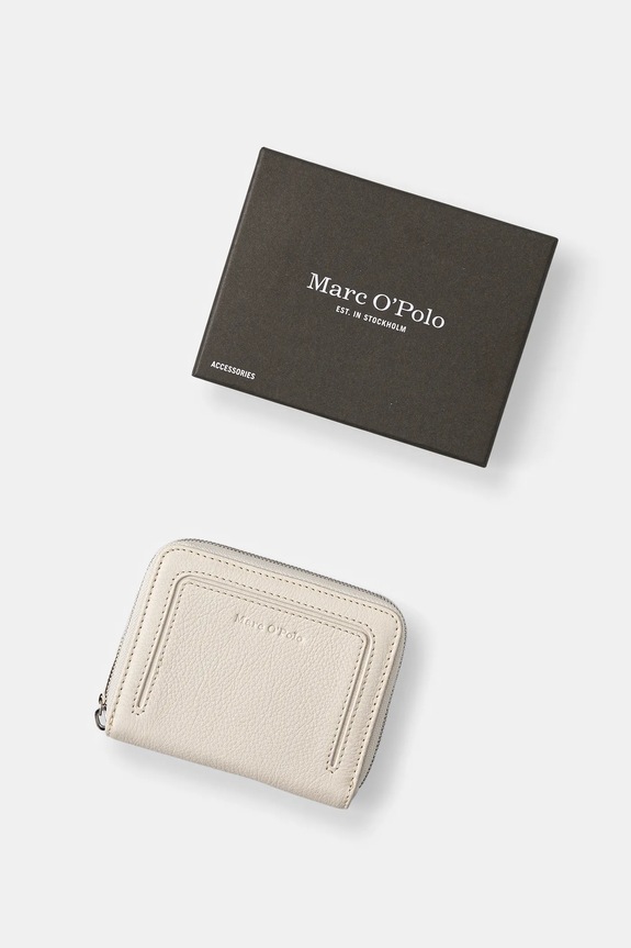 Kožená peněženka Marc O'Polo béžová 50219905201110