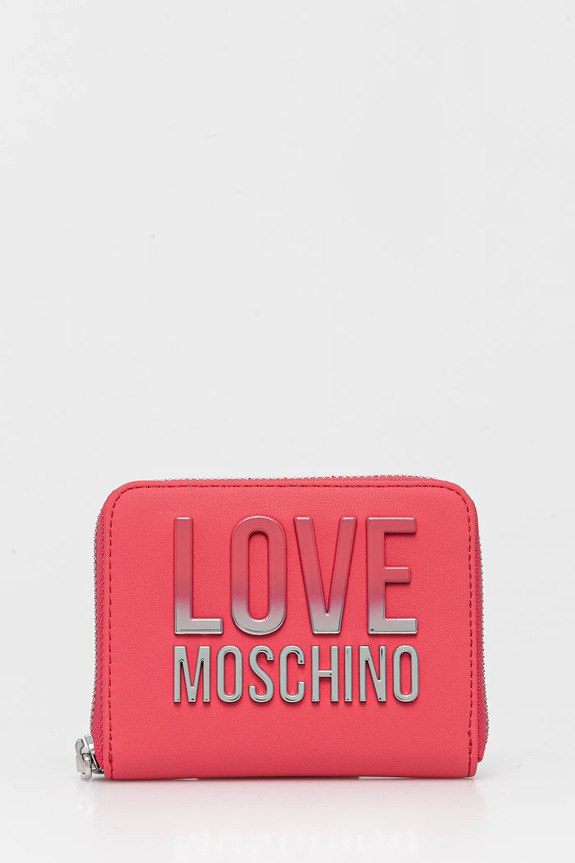 Love Moschino pénztárca mintás rózsaszín JC5732PP0MKD0615