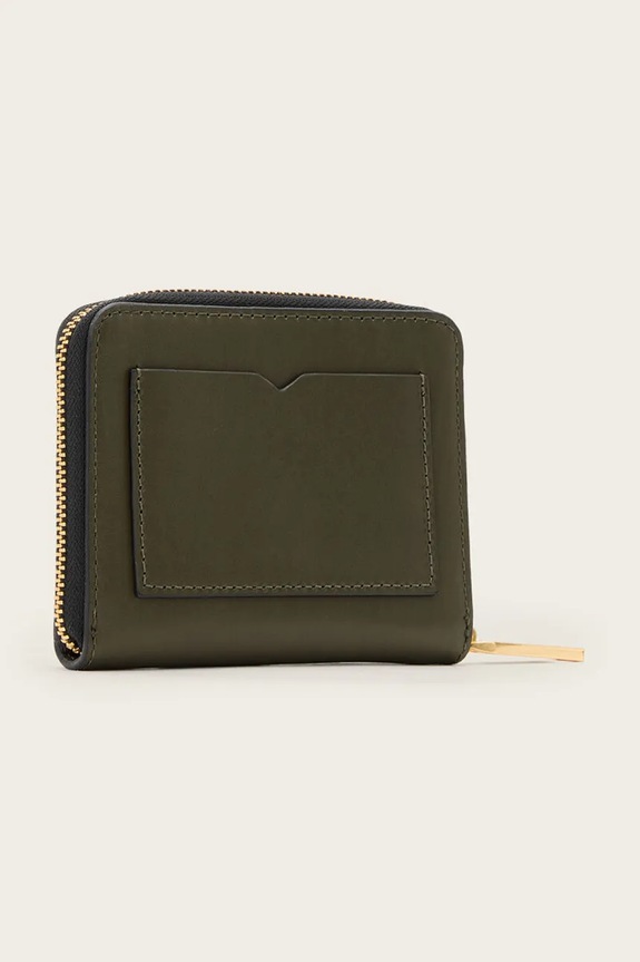 Doplnky Kožená peňaženka AllSaints LENA HEX W130XC zelená