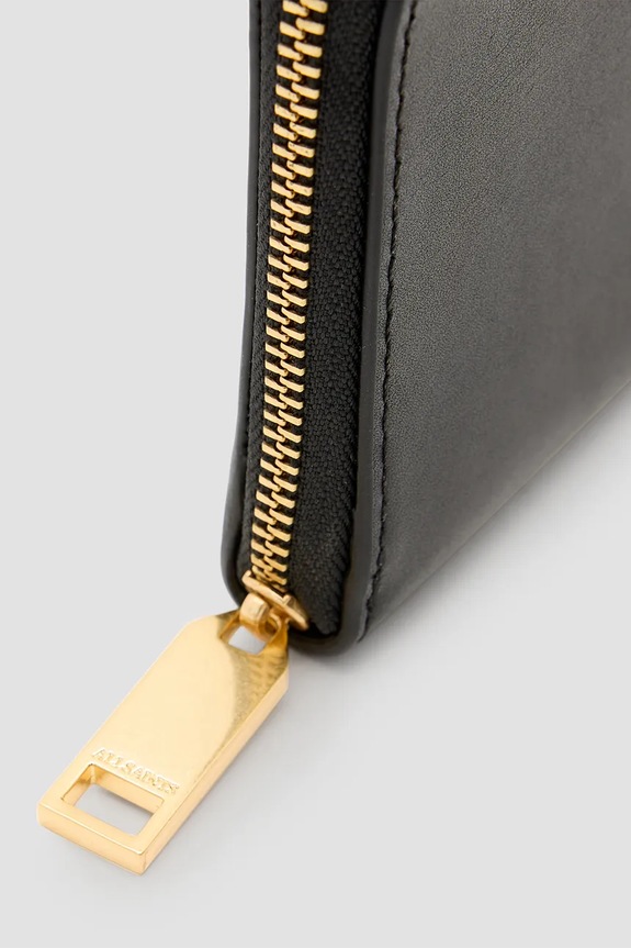 AllSaints bőr pénztárca LENA HEX W130XC fekete