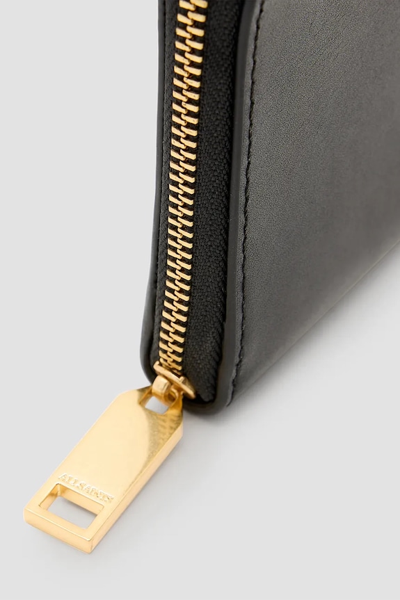AllSaints bőr pénztárca LENA HEX W130XC fekete