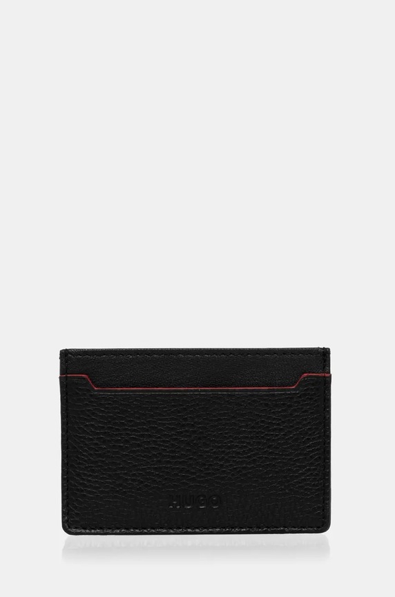 Kožni etui za kartice HUGO crna 50536048