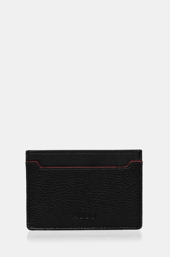 Kožni etui za kartice HUGO crna 50536048