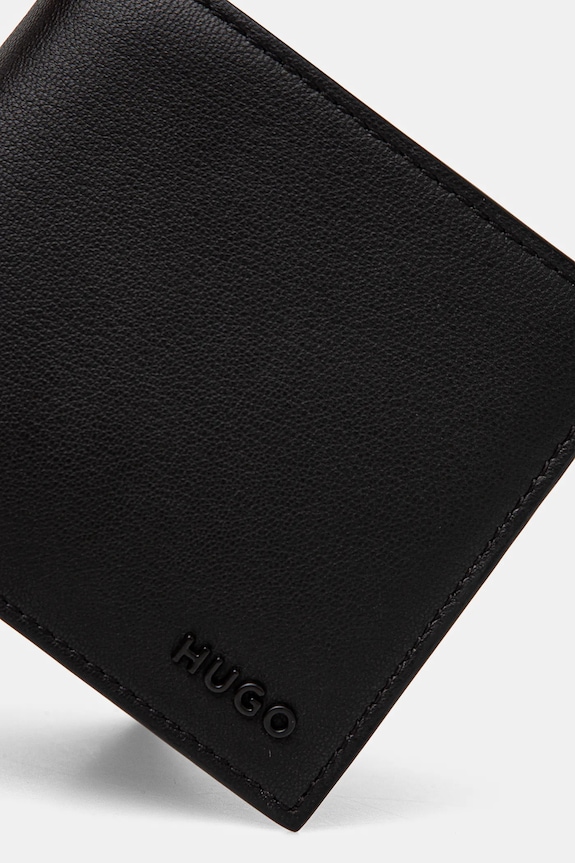 Кожен портфейл HUGO черен 50536062