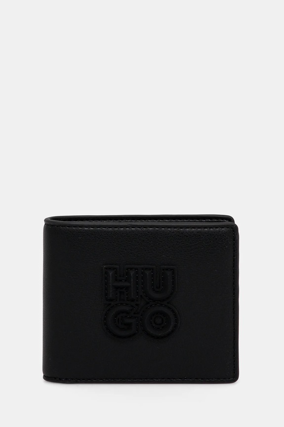 HUGO portfel syntetyczny czarny 50536043