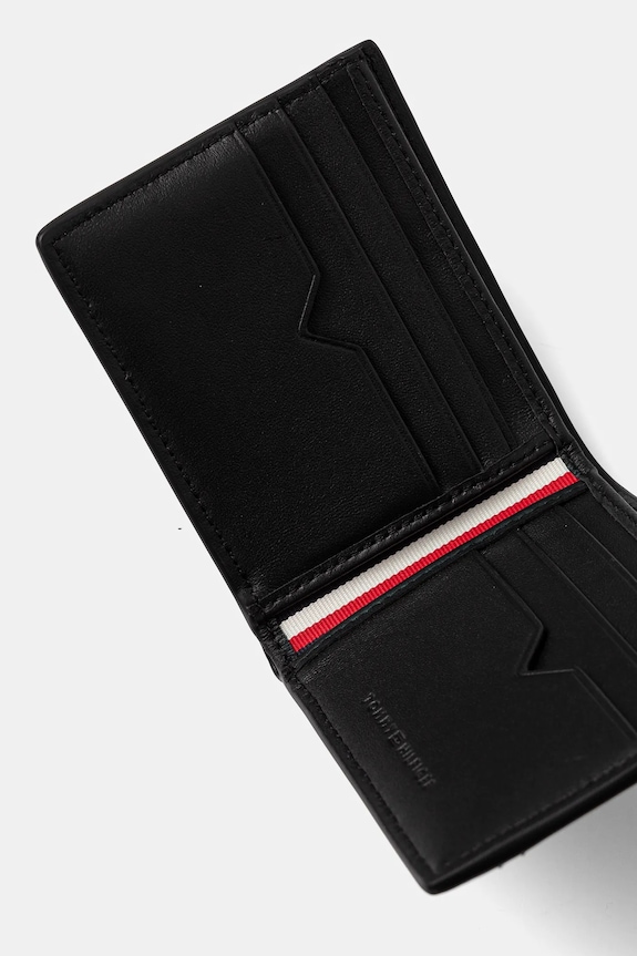 Dodaci Kožni novčanik Tommy Hilfiger AM0AM13037 crna