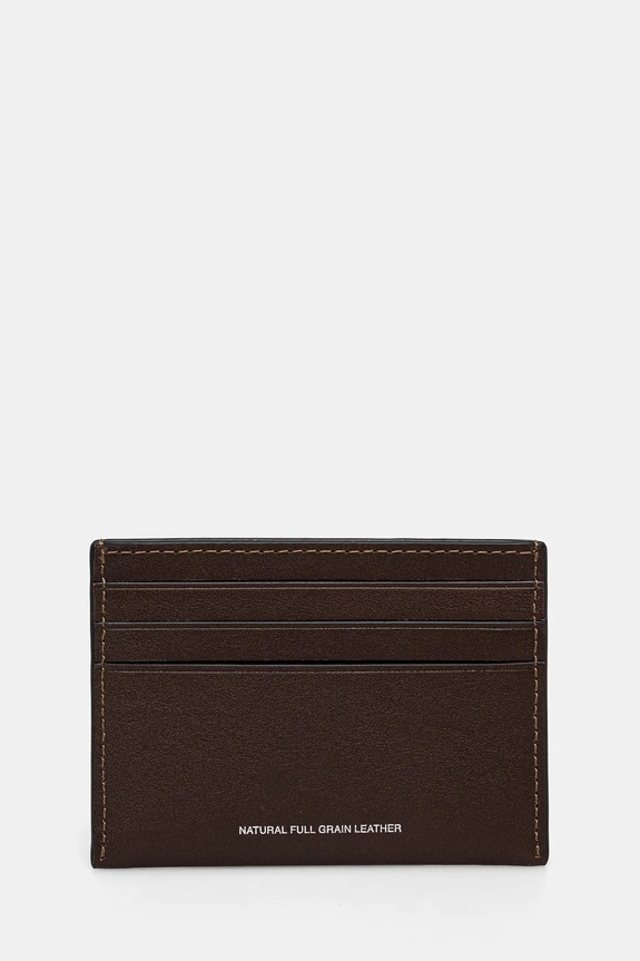 Akcesoria Coach etui na karty CZ000 brązowy