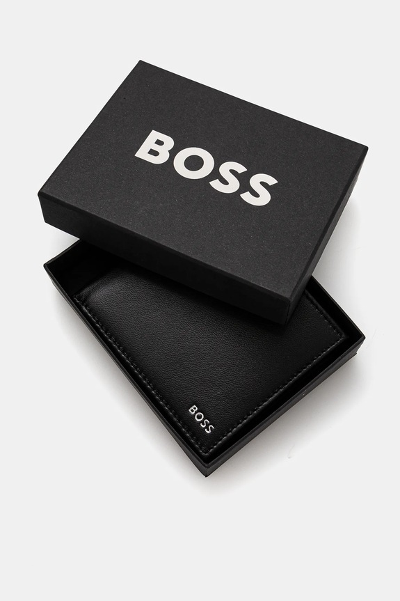 BOSS portofel de piele negru 50519259