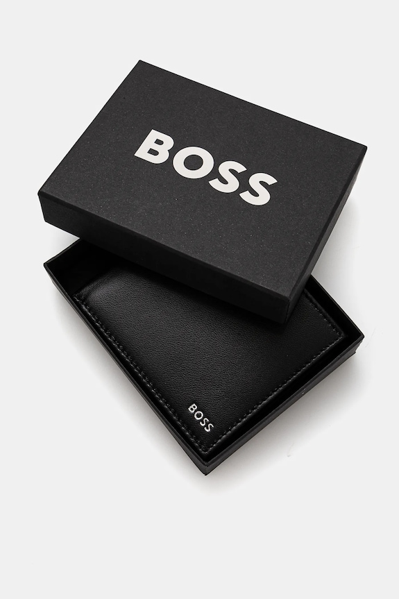 BOSS portofel de piele negru 50519259