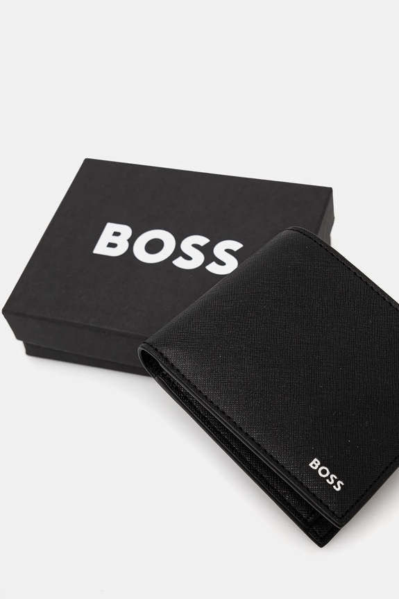 BOSS portafoglio in pelle Zair_4cc_Coin N. nero 50536710
